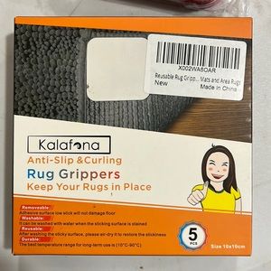 Re-usable anti-slip rug grippers. Washable.